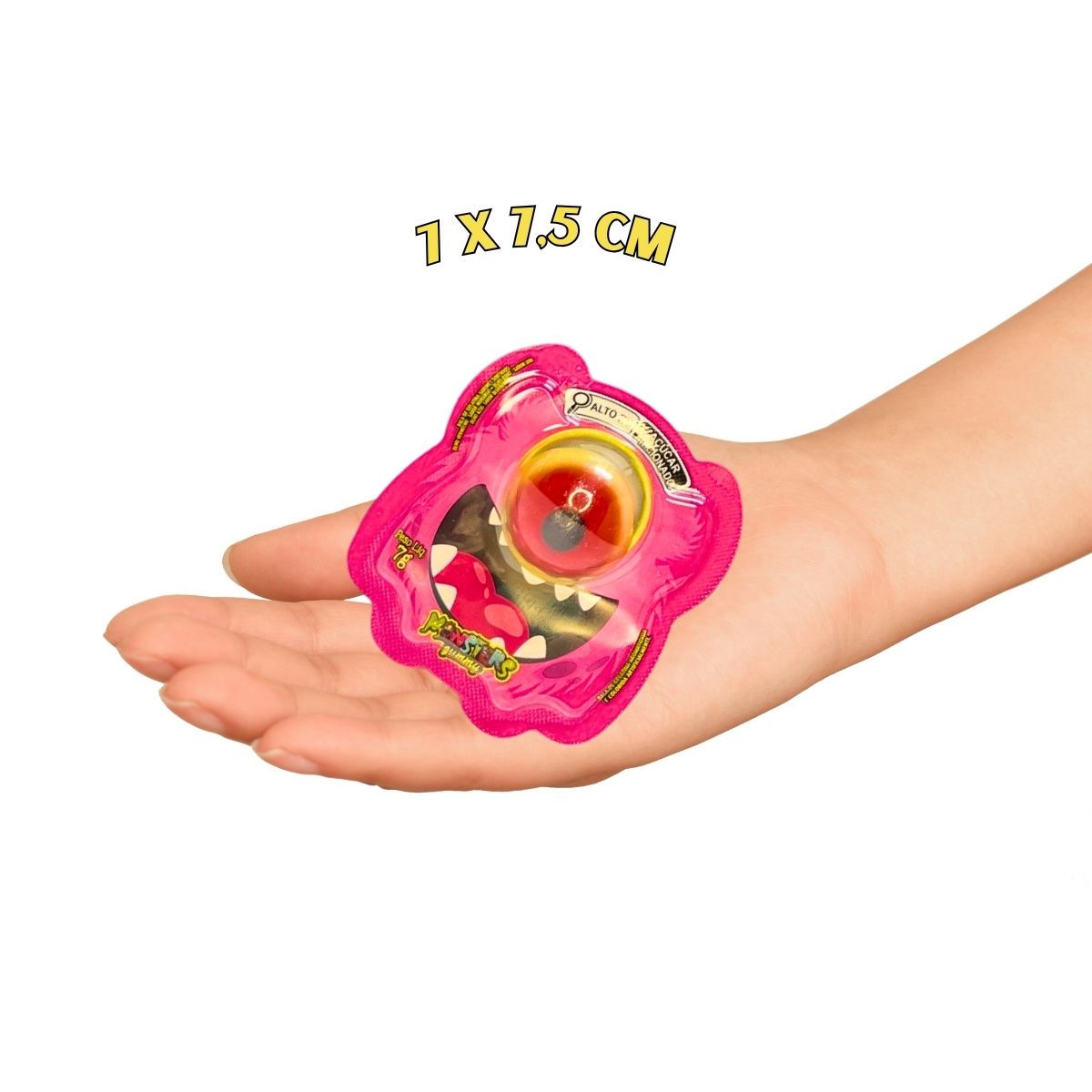 Kit 4x Gelatina Olho Diploko Monsters Gummy Danilla C/15
