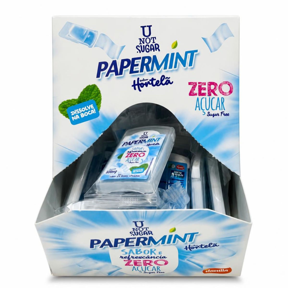 Kit 4x Bala Lâmina Papermint Zero Hortela Danilla C/24