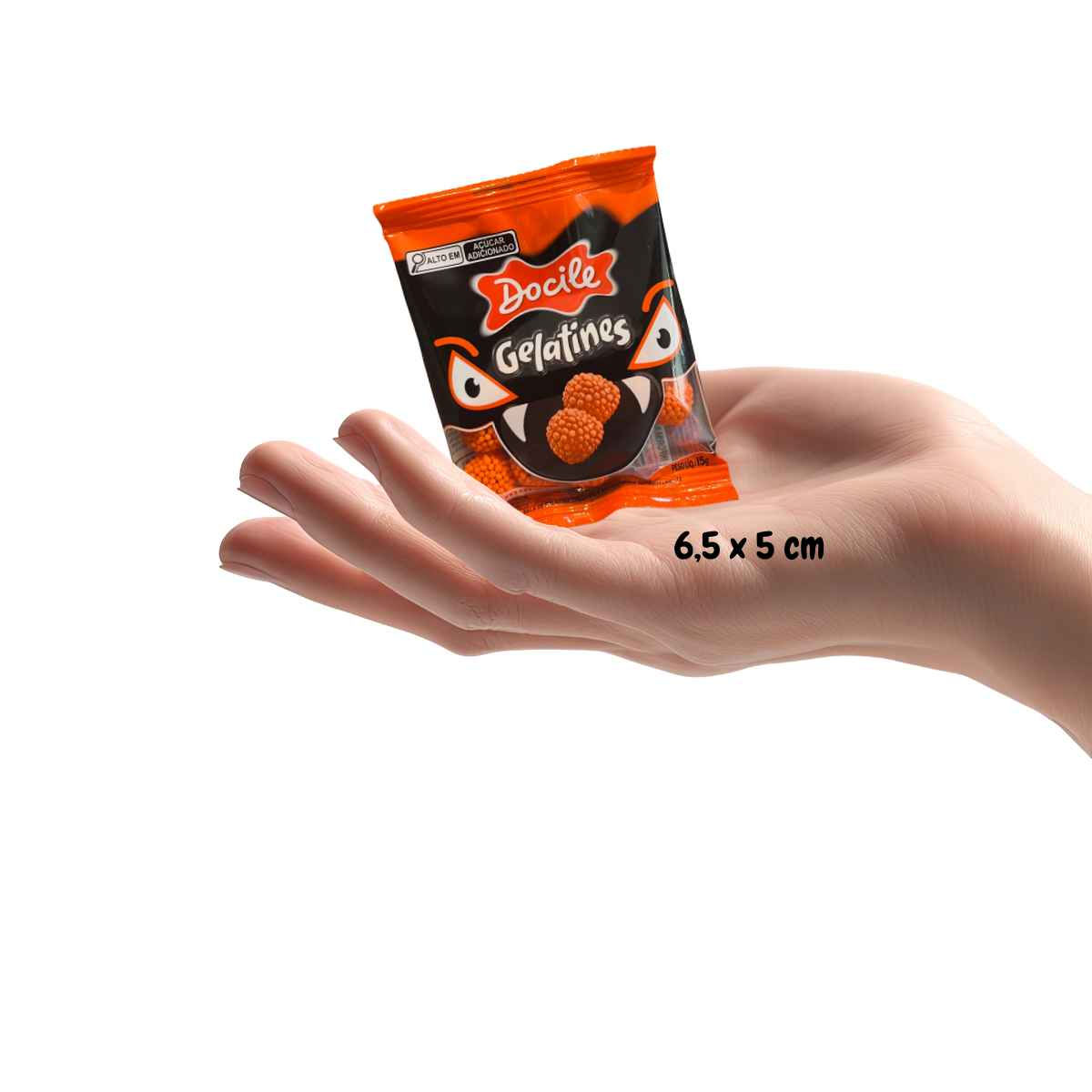 Kit 4x Gelatines Amoras Halloween Docile C/12X15G