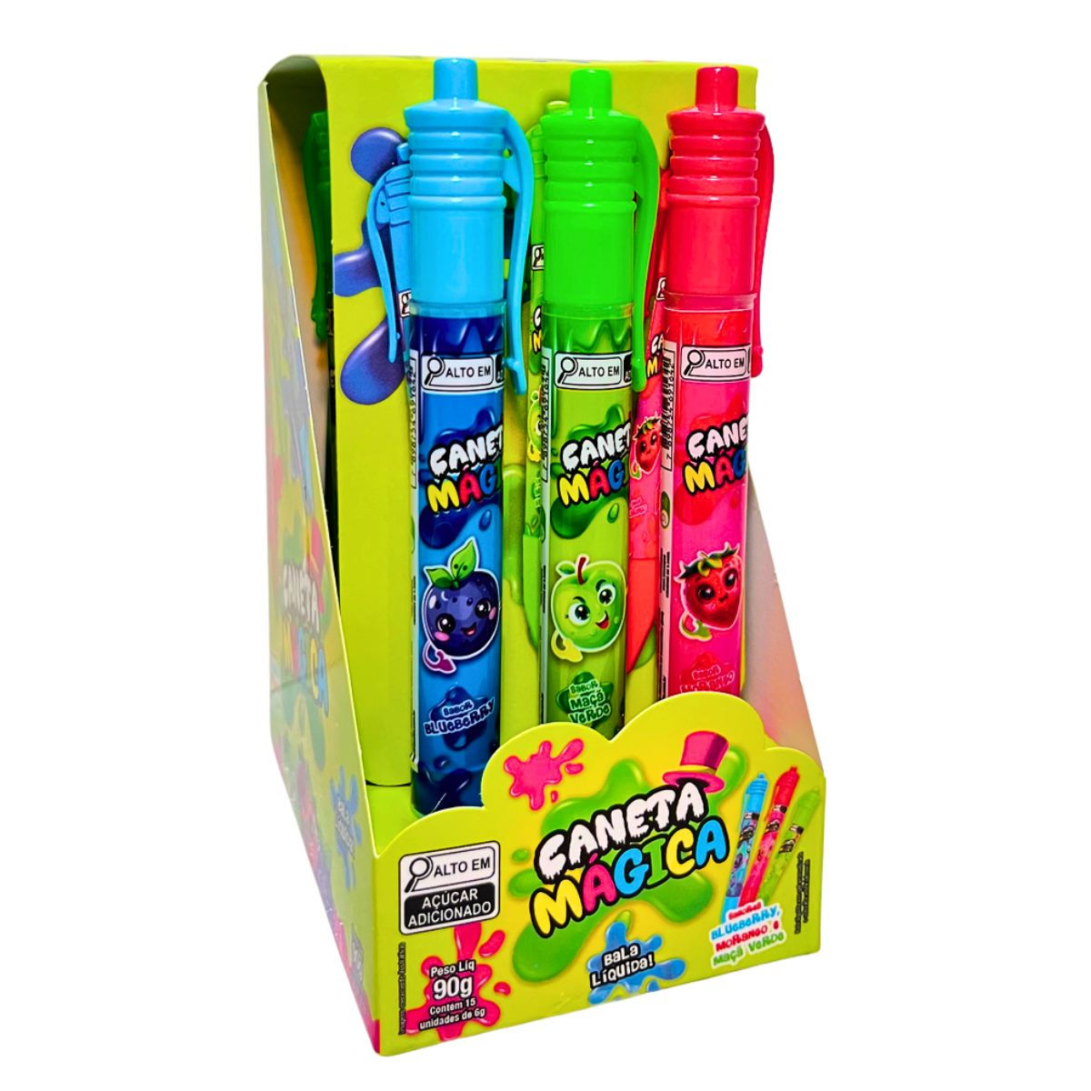 ToyCandy Caneta Magica Bala Gel Slime Danilla C/15