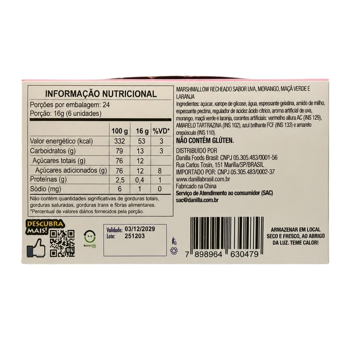 Marshmallow Mallow Dream Monster Recheado Danilla C/24
