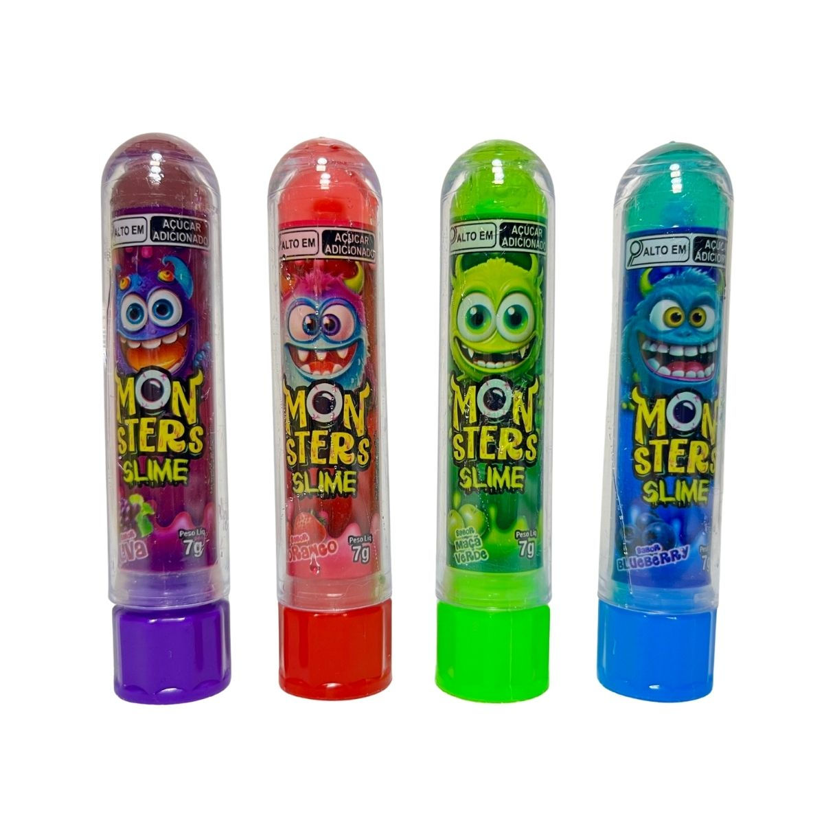 ToyCandy Bastão Bala Gel Monsters Slime Danilla C/30