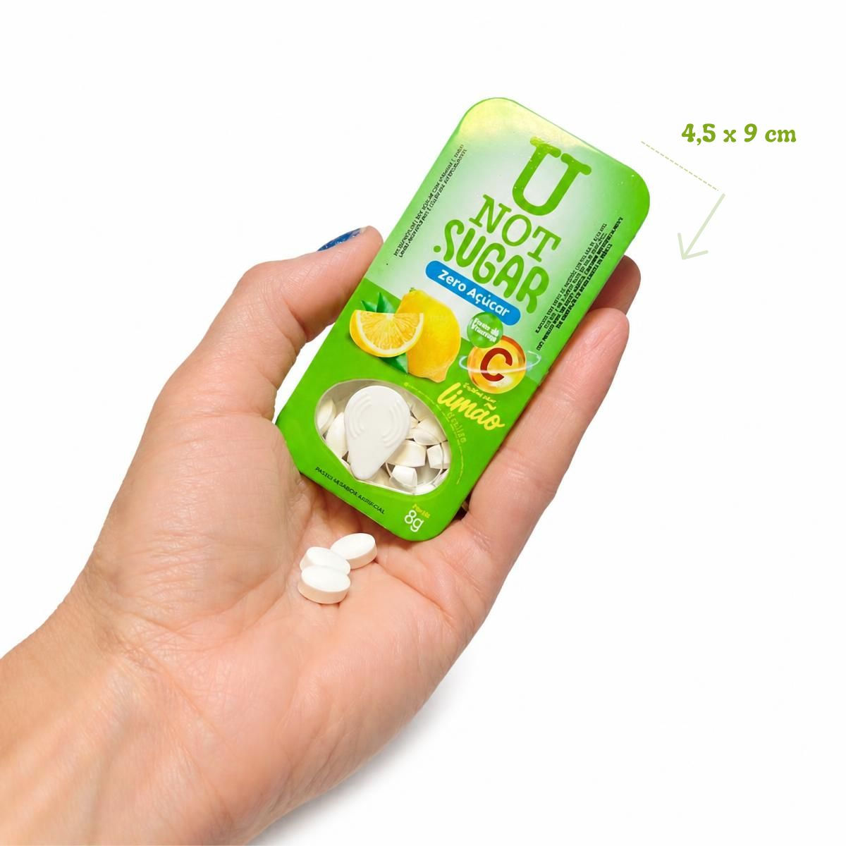 Micro Pastilhas Zero U Not Sugar Limao Danilla C/12