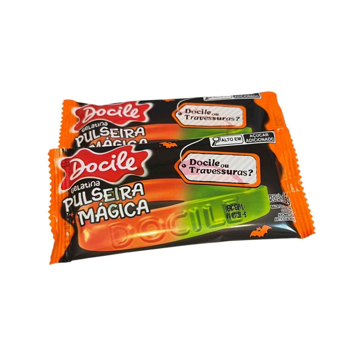 Kit 2x Gelatina Pulseira Magica Docile C/12