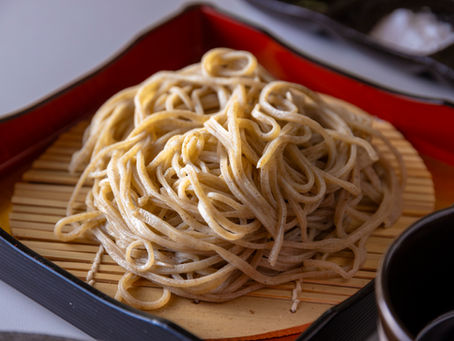 塩で食べる蕎麦