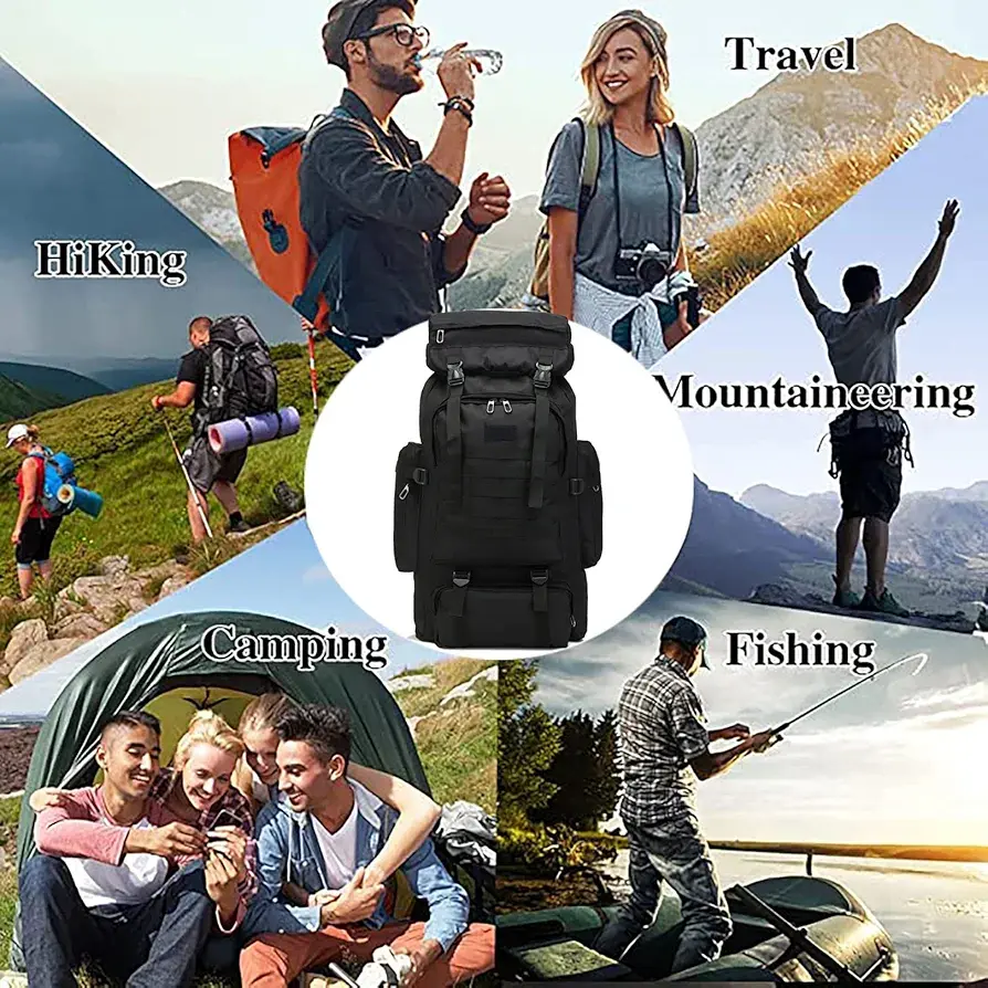 Thumbnail: 80L Bag, multifunctional bag, tactical bag