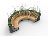 Green Furniture Concept RADIUS | Planter divider