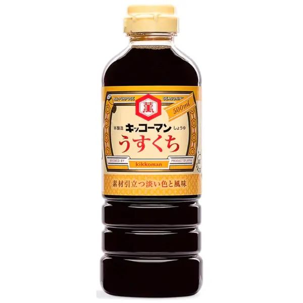 KIKKOMAN USUKUCHI LIGHT SOY SAUCE 500ML