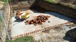 Piscina de material