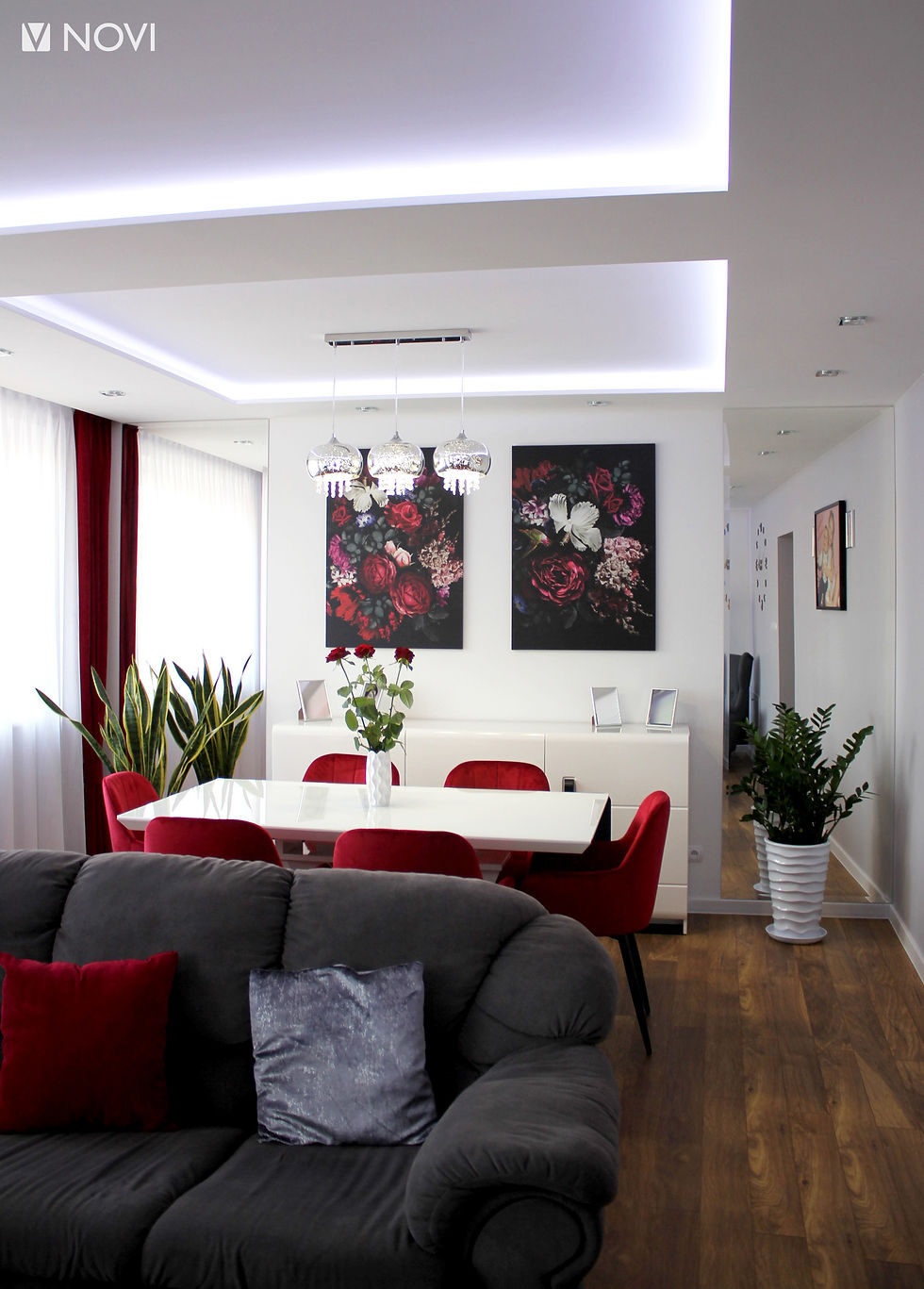 Jadalnia w salonie