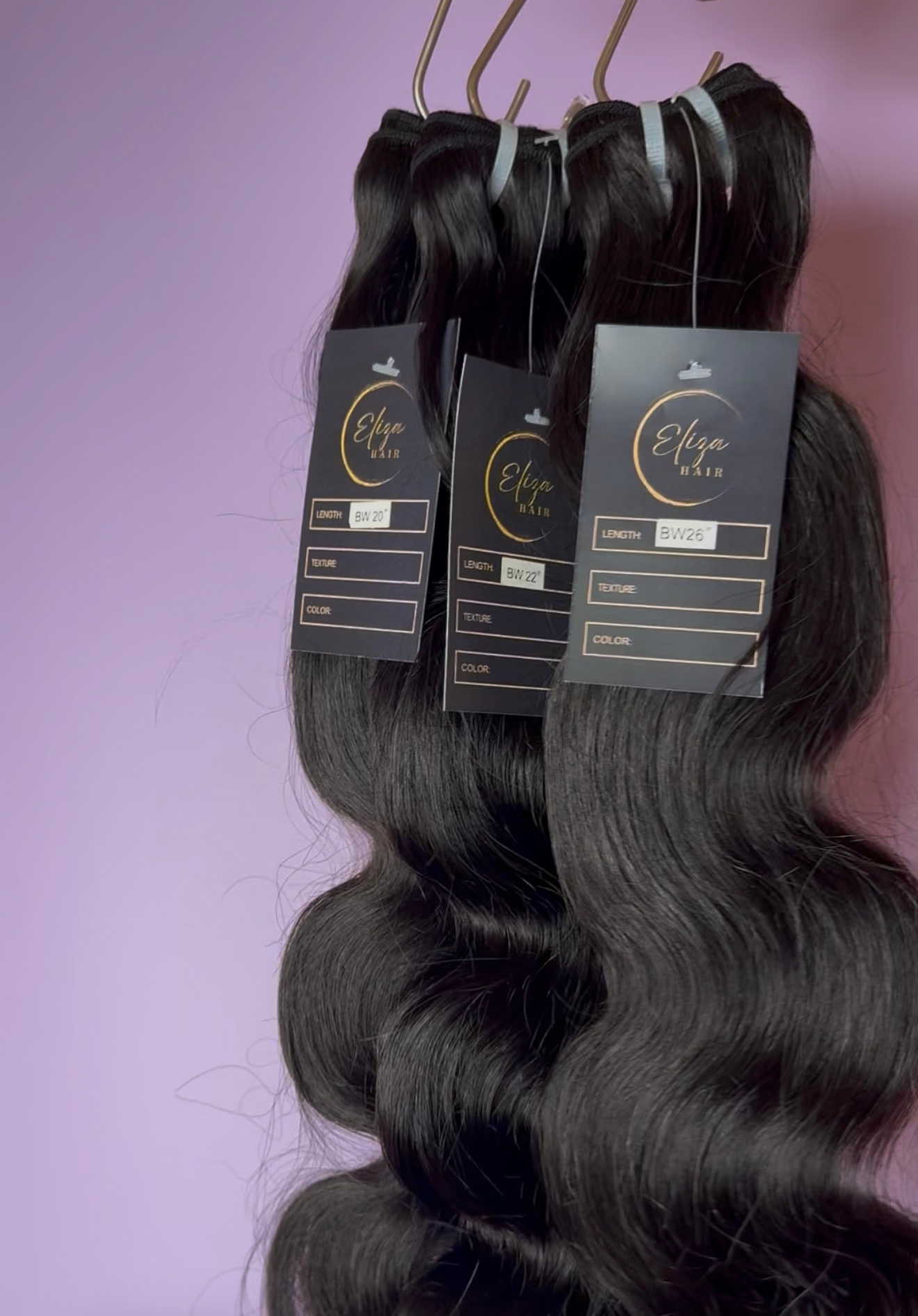 “Premium 16-inch Wavy Human Hair Extensions”