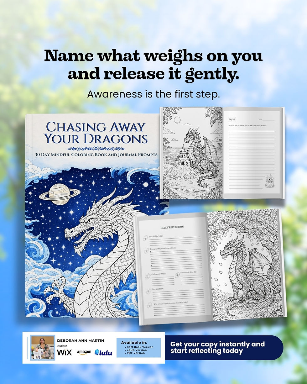 Thumbnail: self reflection journal with calming creative exercises and mindfulness prompts