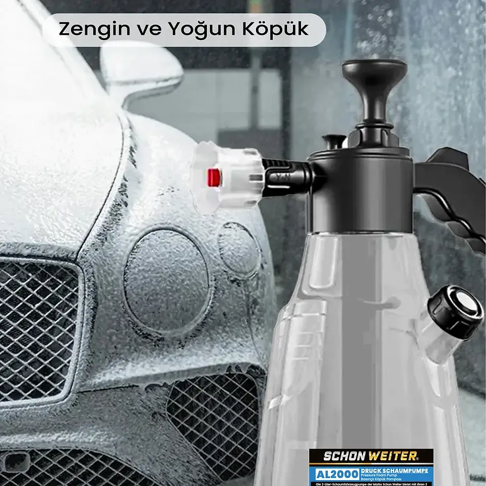 Küçük resim: AL2000 Şeffaf 2 Litre Köpük Atan Pompa