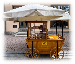 Obwarzanek polonais vendu dans les rues de Zakopane