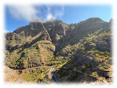 La route vers le village de Masca