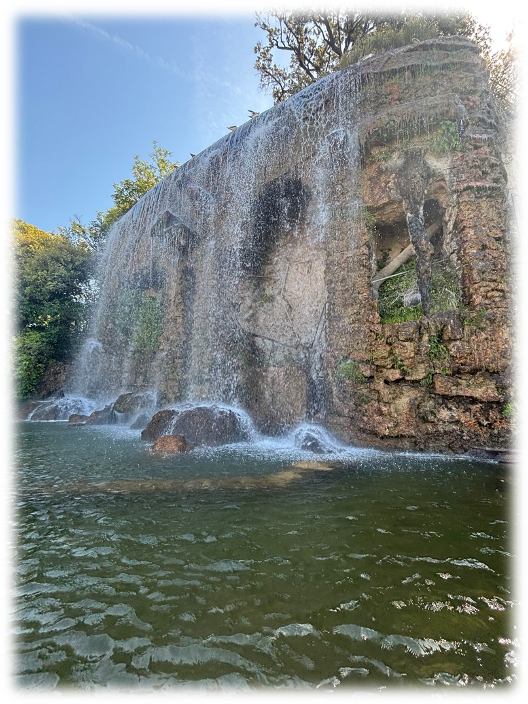 la cascade du château à Nice