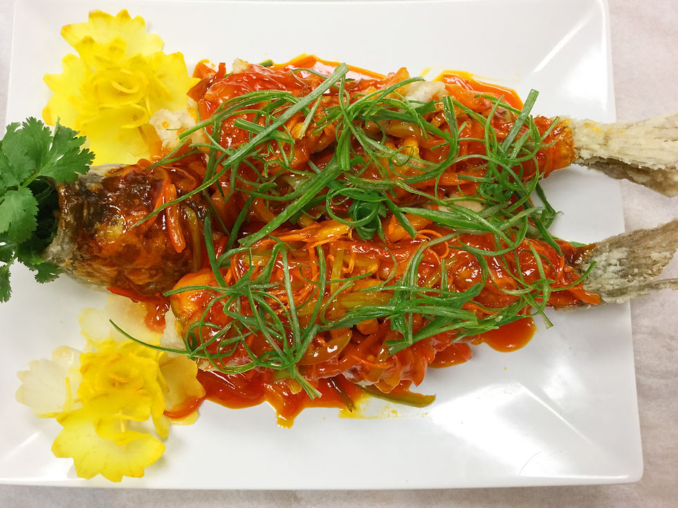 五柳松子鱼 Sweet &Sour whole fish $18.95