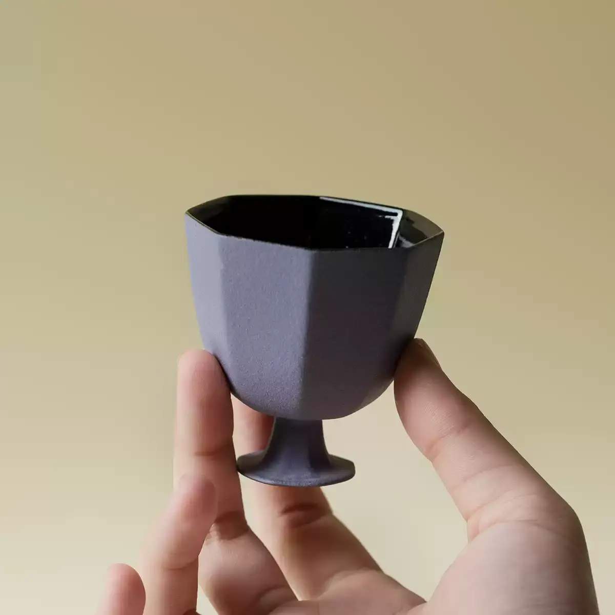 High-footed Octagonal Cup