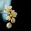 Thumbnail: Handmade light yellow flower hairpin