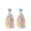 Thumbnail: "Rainbow Meteor" original fantasy star wool tassel earrings