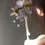 Thumbnail: Chinese Handmade elegant purple flower wooden hairpin,