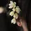 Thumbnail: Handmade light yellow flower hairpin