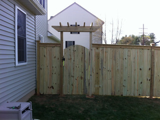 This Gate Arbor Looks Perfect