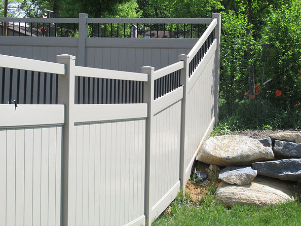 Fence-Installation-Hybrid-Vinyl-Aluminum-Privacy-Mechanicsburg-landscaping
