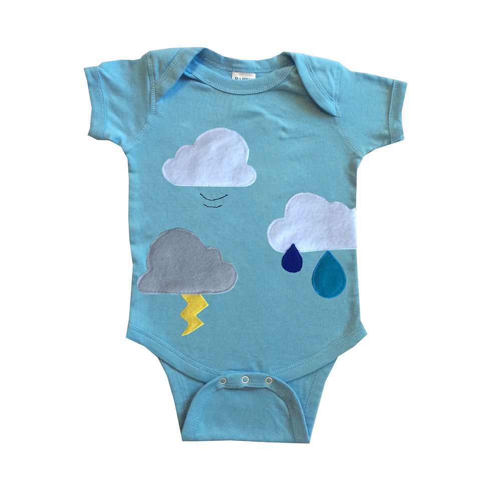 Clouds Are Everywhere Onesie