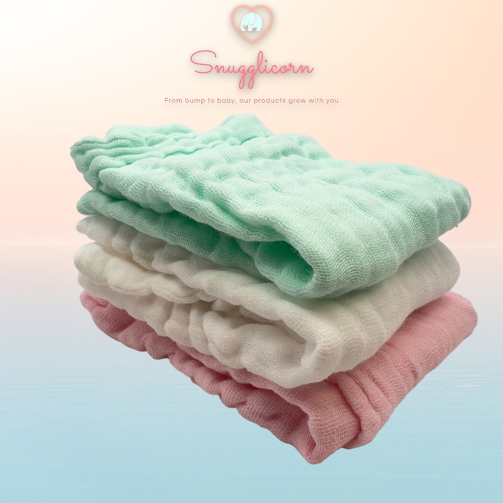 Snugglicorn washcloth folded