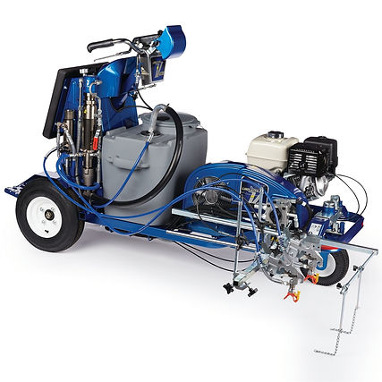 Trazador de líneas sin aire hidráulico a gasolina autopropulsado LineLazer V 250SPS HP serie Reflective, 2 pistolas automáticas, 2 tanques, LazerGuide 3000
25D340