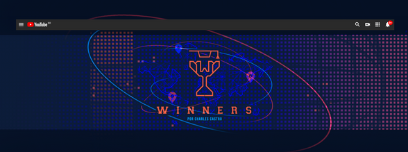 Winners - banner youtube - estudo id visual