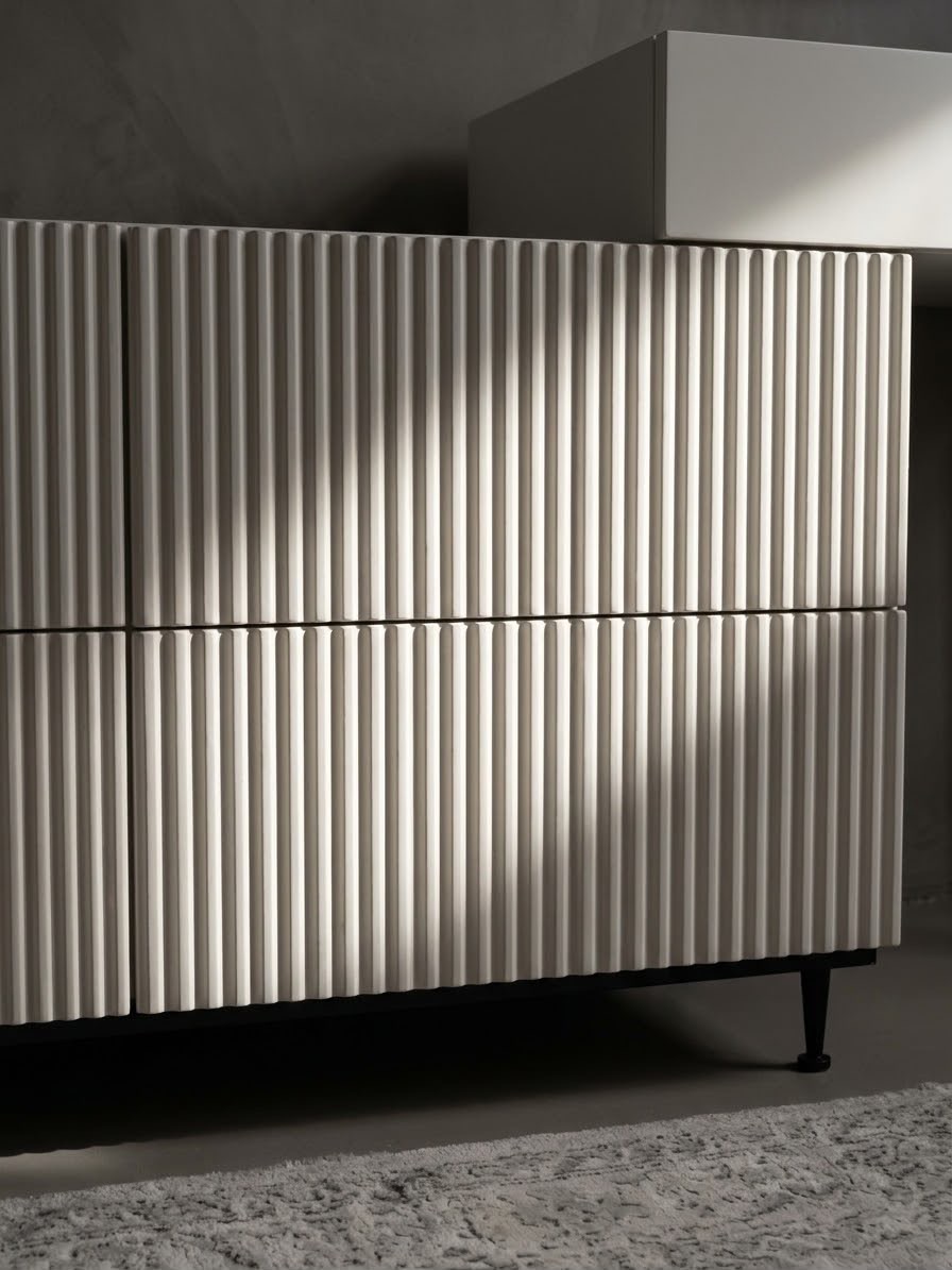 تسريحة — Lucent dresser 02 — الخامة: خشب كونتر طبيعي — القشرة: Lacquered wood — 2