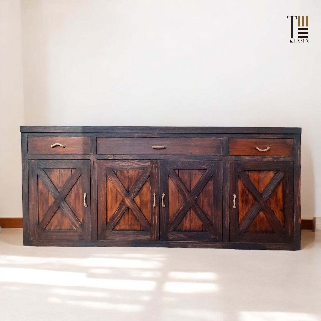 بوفيه سفرة — Harvest Sideboard — الخامة: خشب زان مصمت +خشب كونتر طبيعي — القشرة: زان طبيعي
