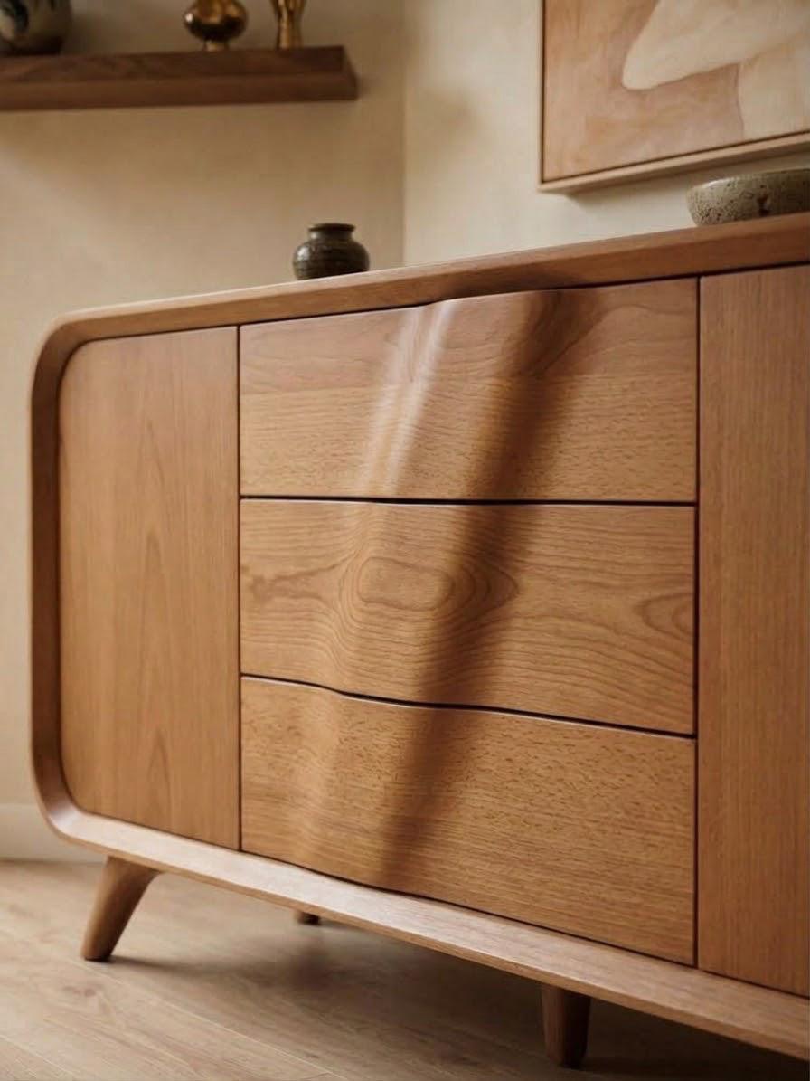 Dunes — Dining sideboards — Material: Massive Beech wood +Natural Blockboard — Veneer: Natural Beech — 3