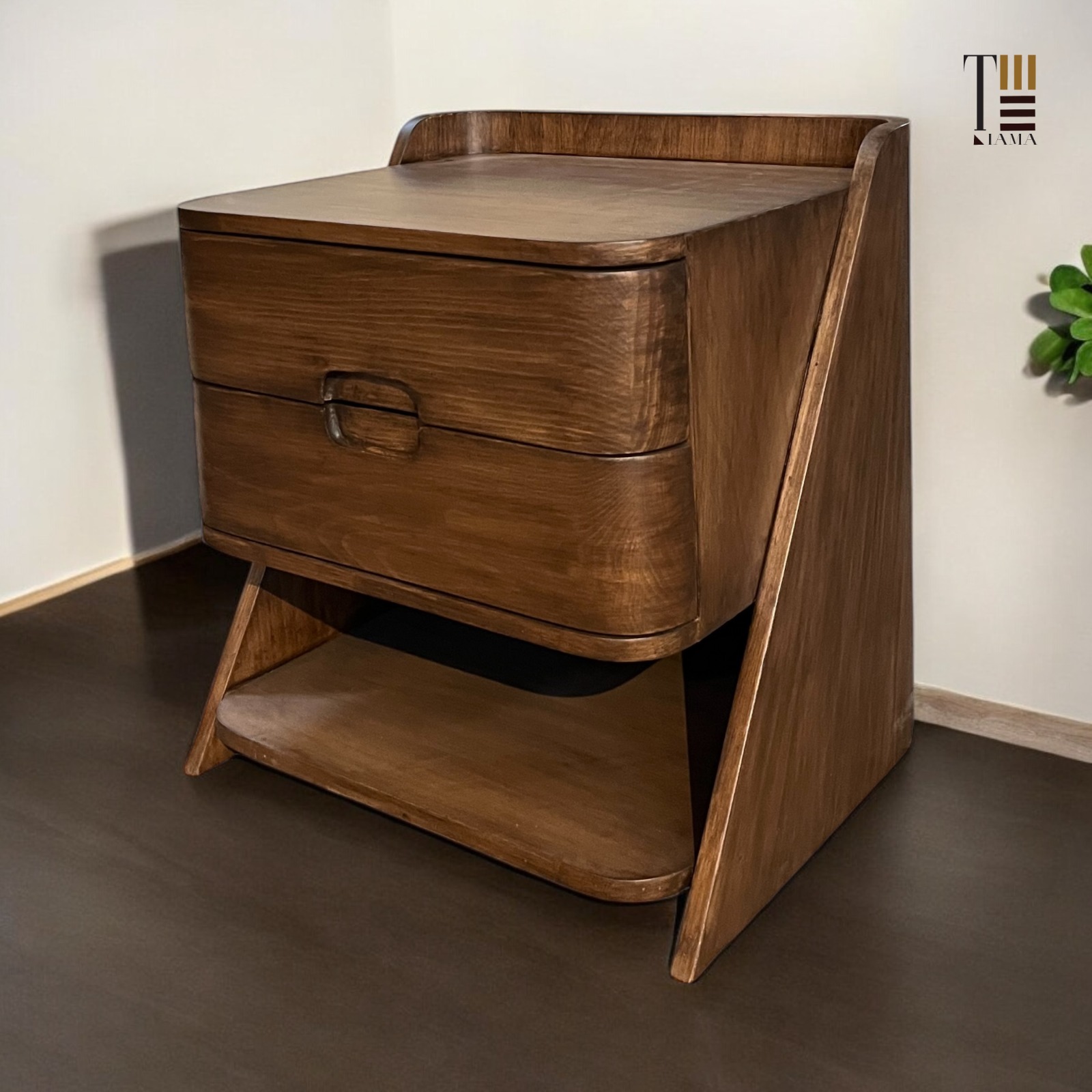 Cubes — Bedside tables — Material: Natural Blockboard + Massive Beech wood — Veneer: Natural Beech — 1