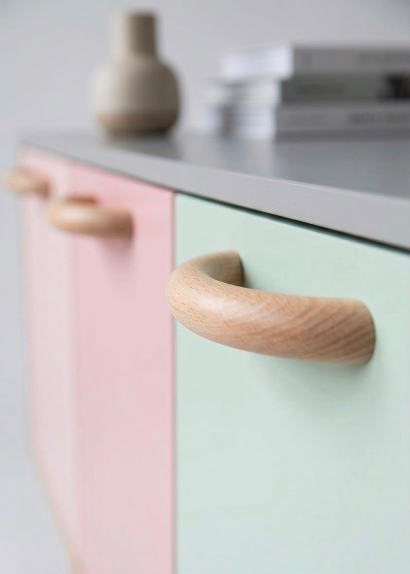Pastel Oak sideboard — Dining sideboards — Material: HPL — Veneer: HPL — 2