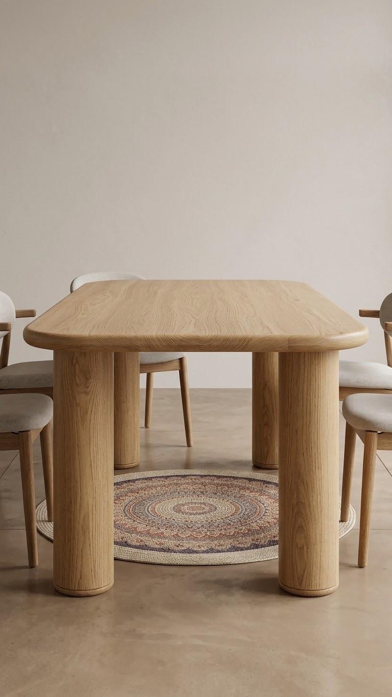 Massive Oak table 6 seats — Dining Tables — 2