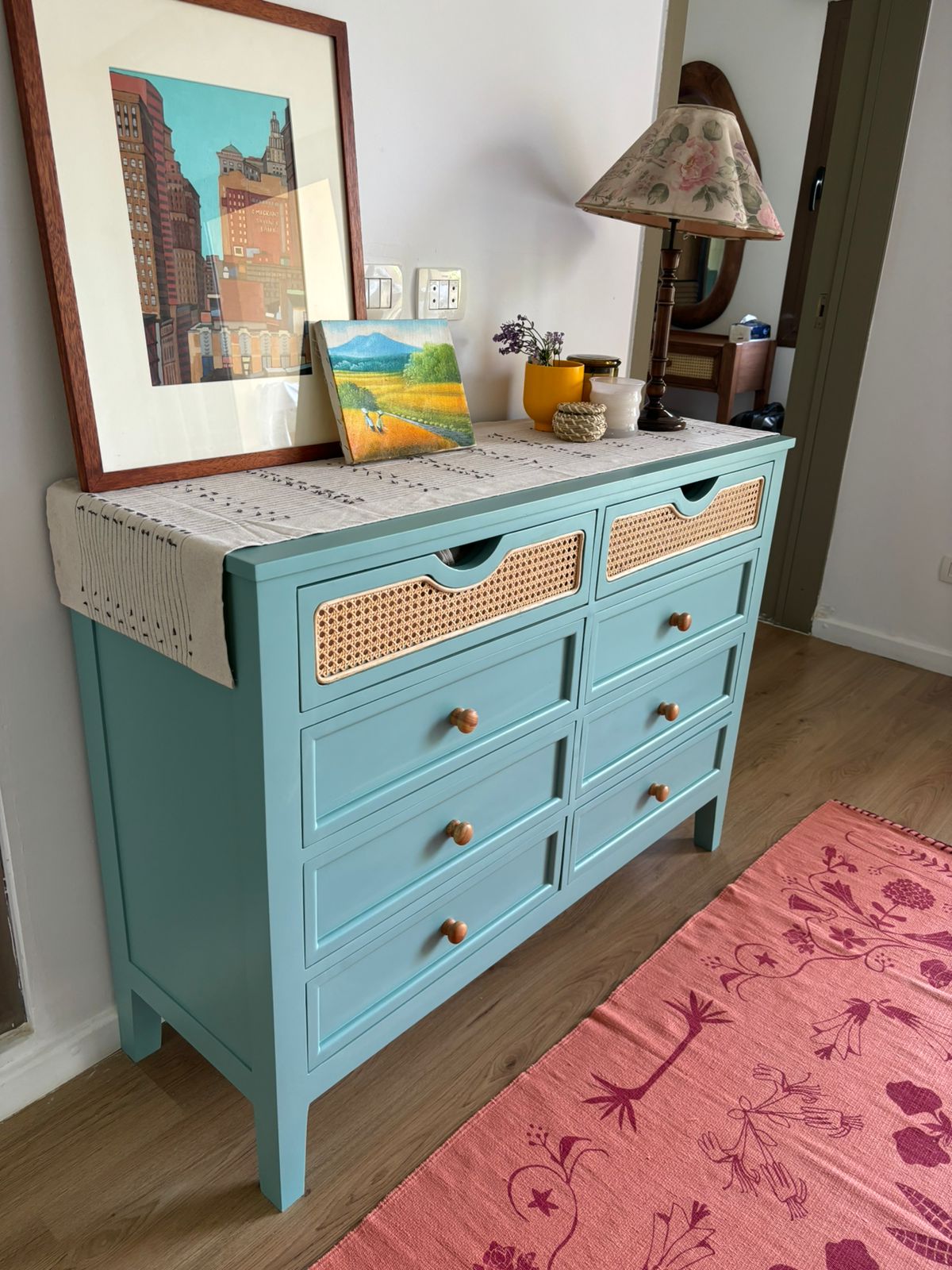 Eclectic dresser — Dresser units — Material: Natural Blockboard + Massive Beech — Veneer: Lacquered Wood
