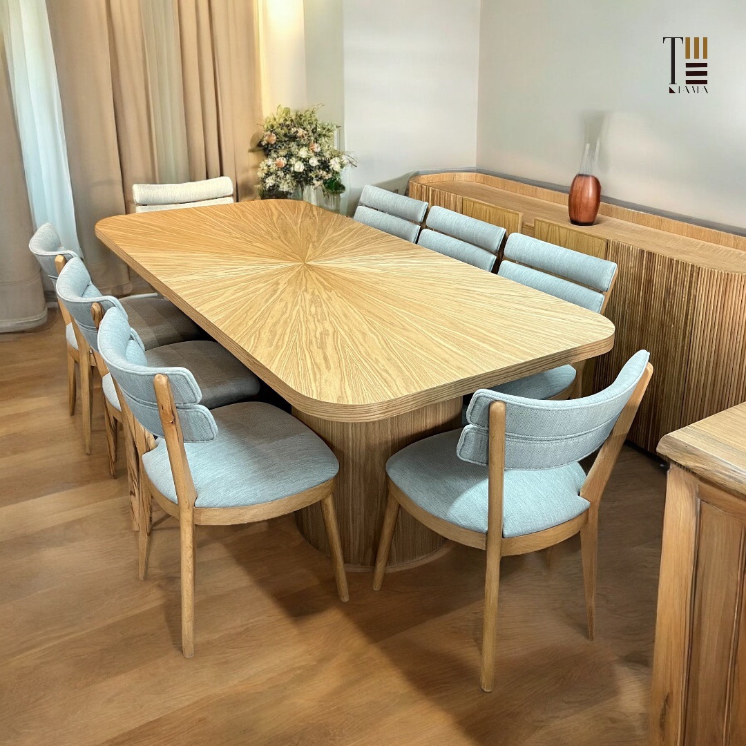 طاولة سفرة — Galaxy dining table Oak veneer