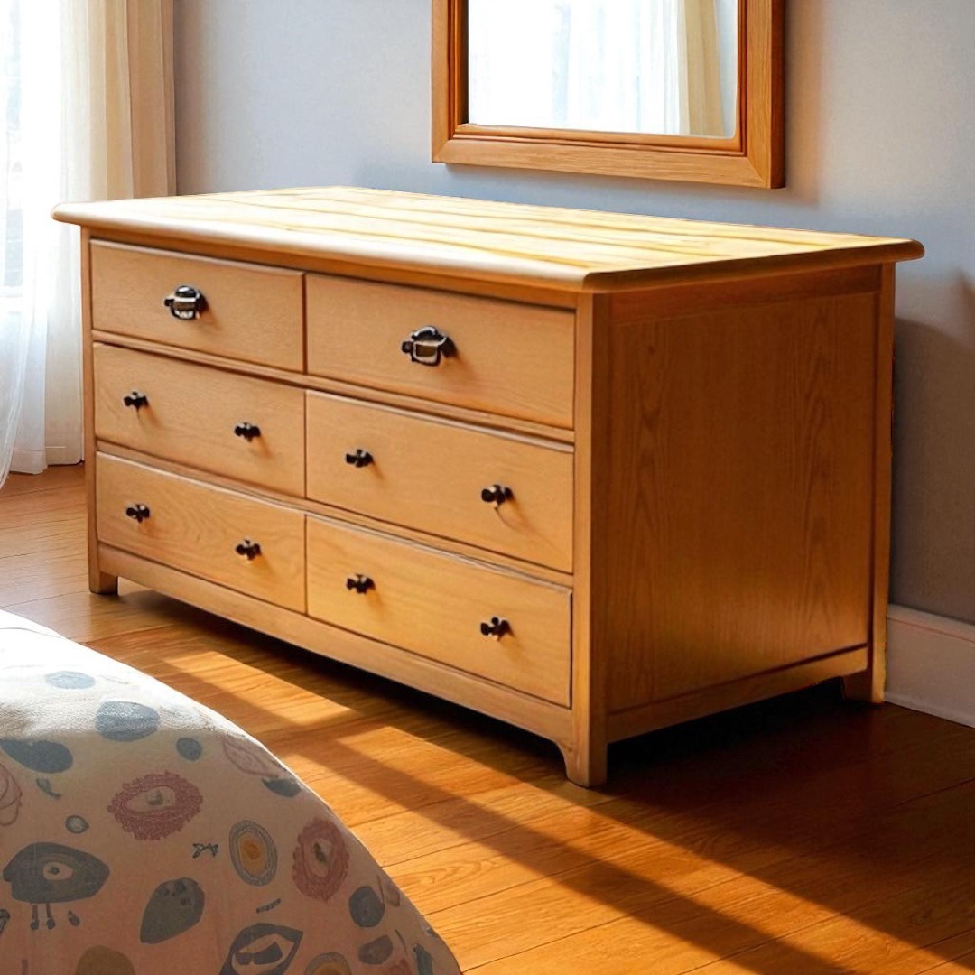 American cottage — Dresser units — Material: Natural Blockboard — Veneer: Beech/Oak/Walnut veneer depends on the required model and color