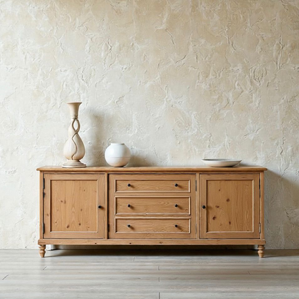 Barn Pine — Dining sideboards — Material: Massive Pine wood — Veneer: Natural Beech — 1
