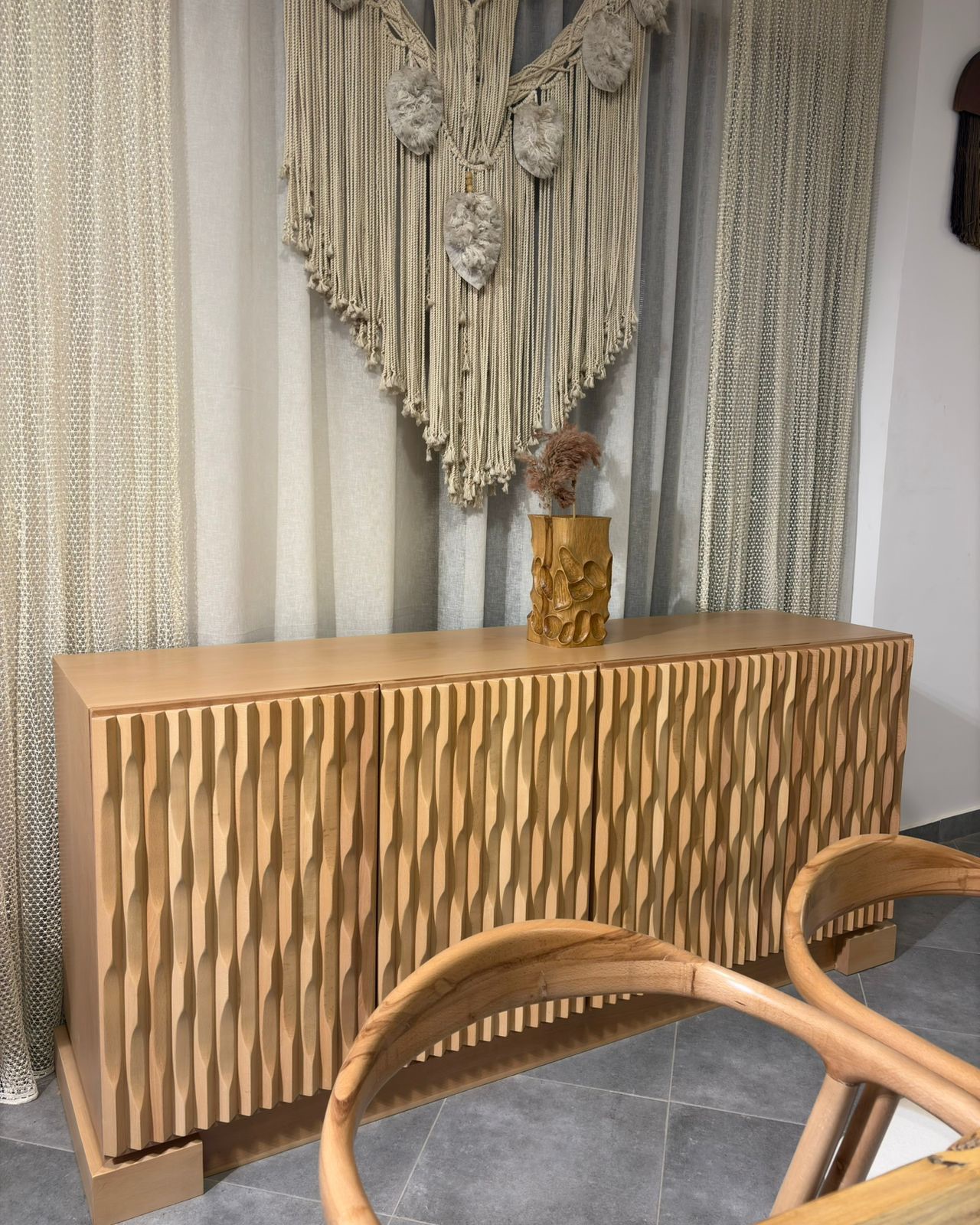 Soiree dining sideboard — Material: Massive Beech wood +Natural Blockboard — Veneer: Natural Beech — 2