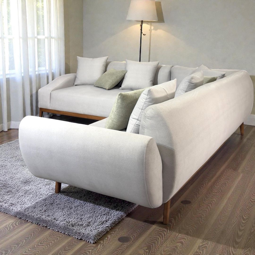 كنبة — Odette Sofa — الخامة: خشب زان مصمت — الهيكل: خشب زان مصمت — 2