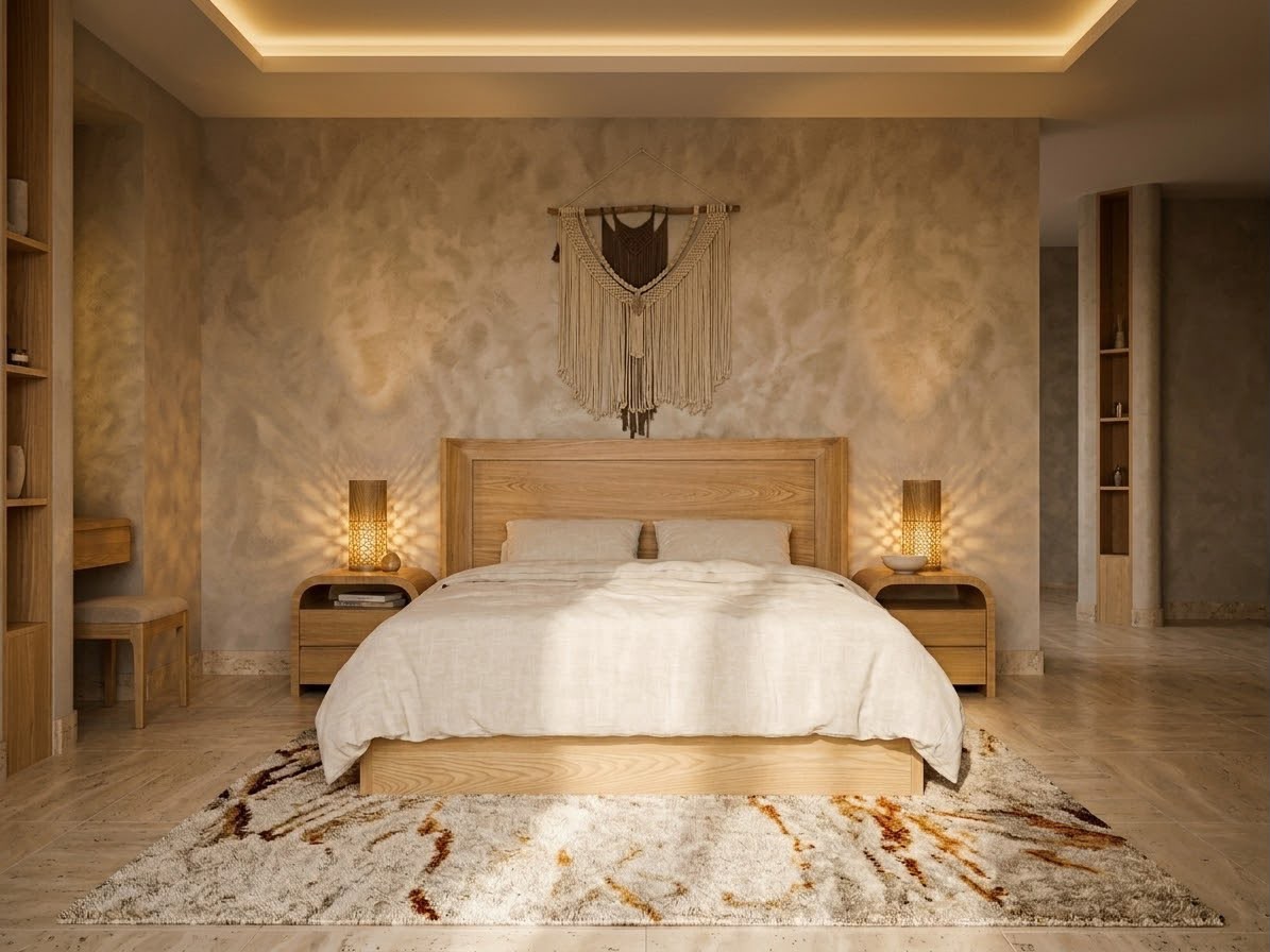 سرير — Leila Bed — خامة قاعدة السرير: خشب أرو مصمت — خامة ظهر السرير: خشب كونتر طبيعي + أرو مصمت — 2