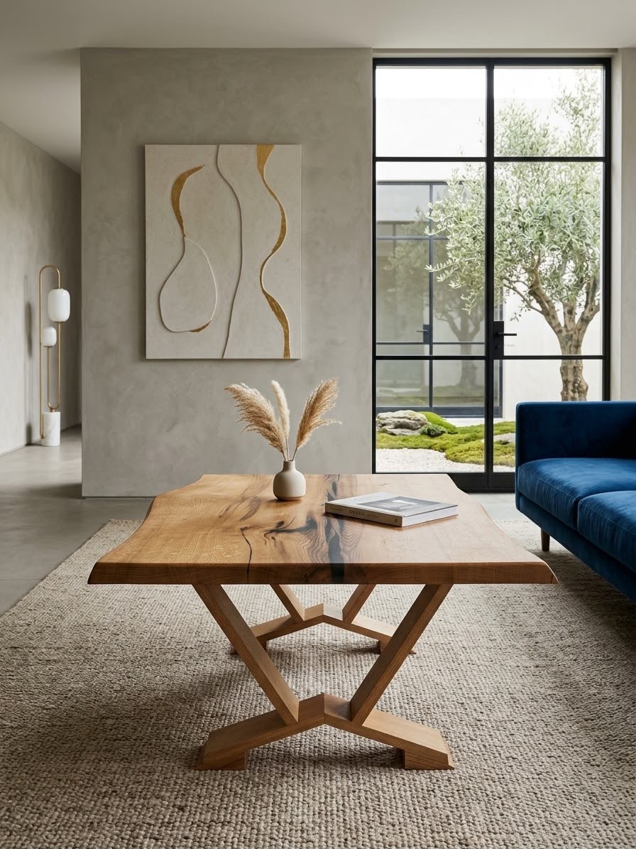 طاولة قهوة — River Oak