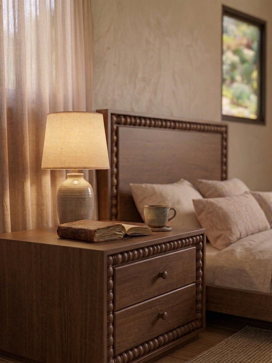 سرير — Bable Bed — خامة قاعدة السرير: خشب زان مصمت — خامة ظهر السرير: خشب كونتر طبيعي + زان مصمت "نحت يدوي Oyma" — 1