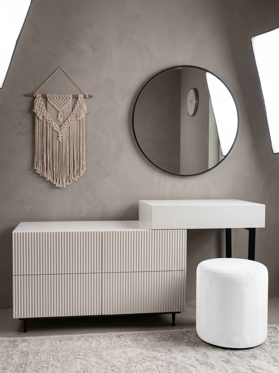 تسريحة — Lucent dresser 02 — الخامة: خشب كونتر طبيعي — القشرة: Lacquered wood — 1