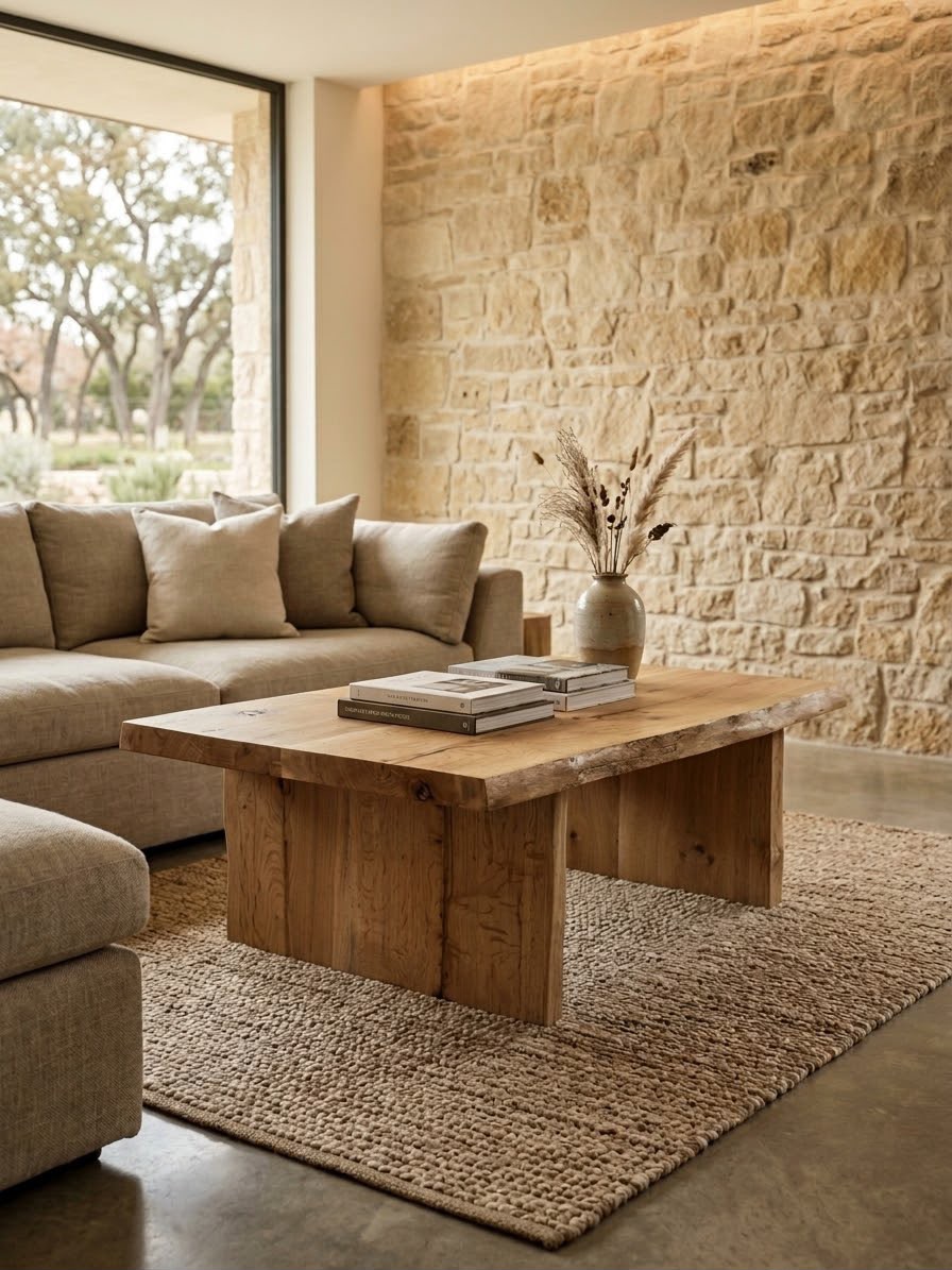 طاولة قهوة — Tree story Oak coffee table