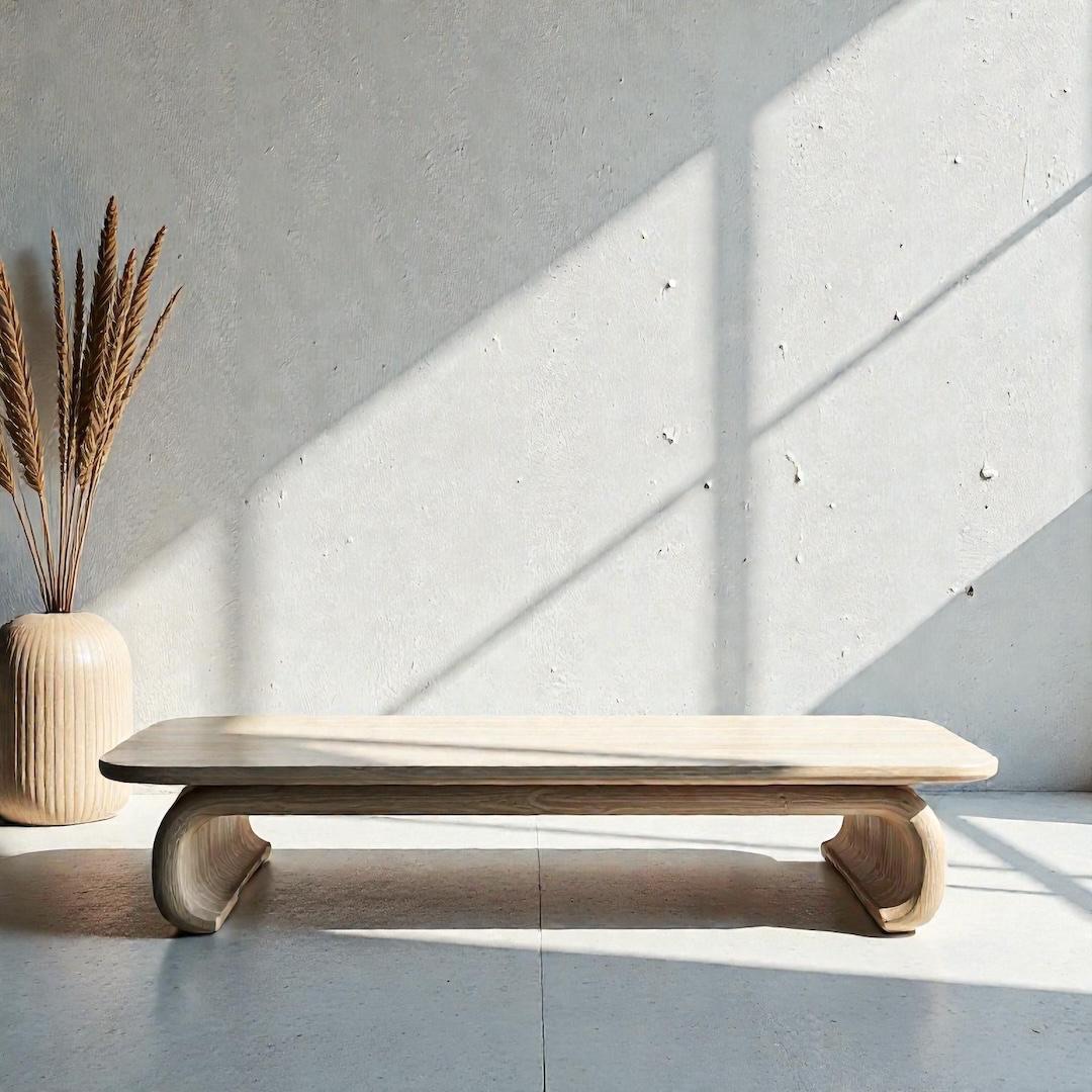 طاولة قهوة — Baseless Wabisabi Oak